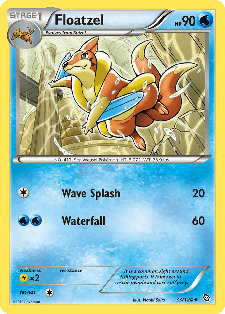 Floatzel Dragons Exalted card