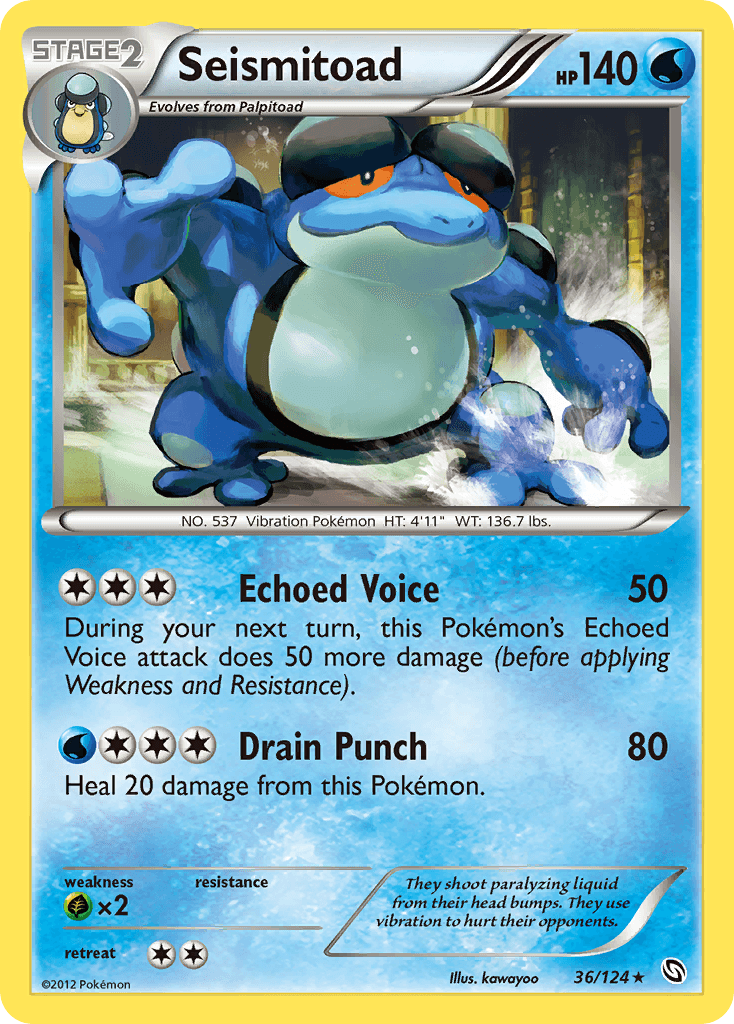 Seismitoad Dragons Exalted card
