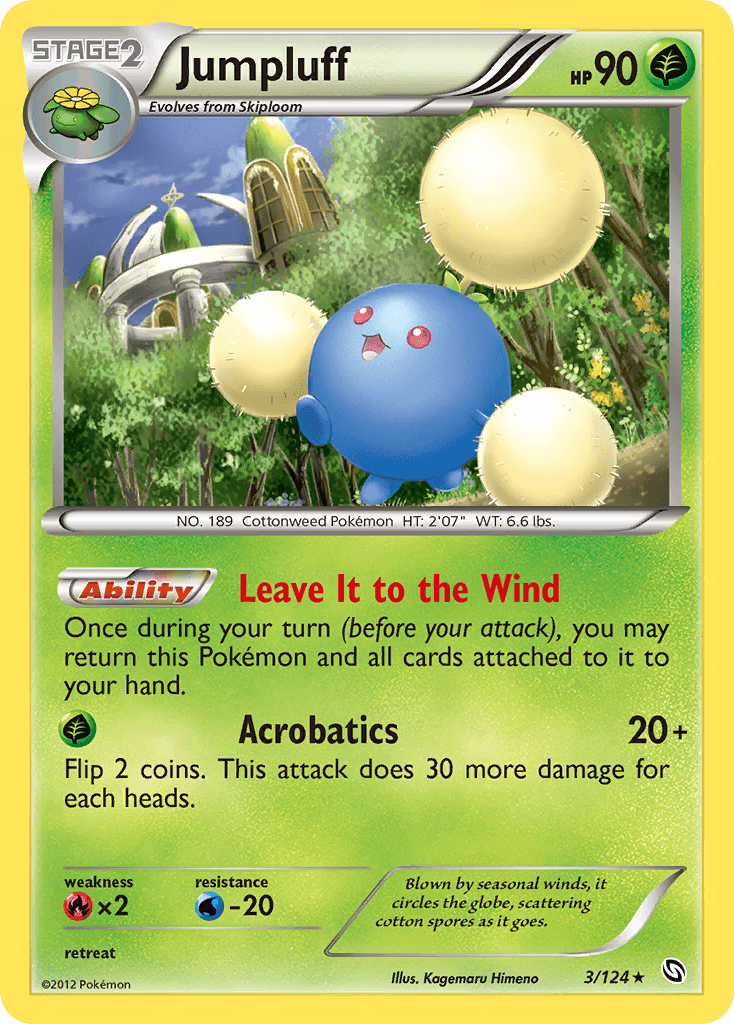 Jumpluff Dragons Exalted card