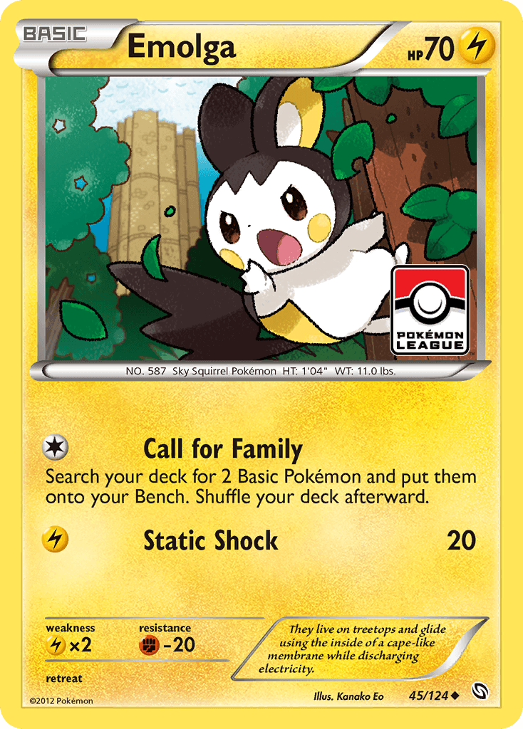 Emolga Dragons Exalted card
