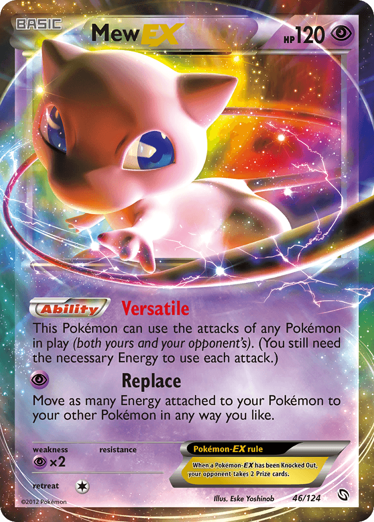 Mew-EX Dragons Exalted card