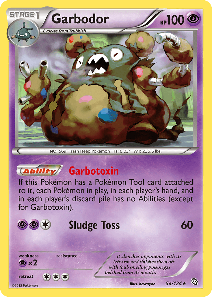 Garbodor Dragons Exalted card
