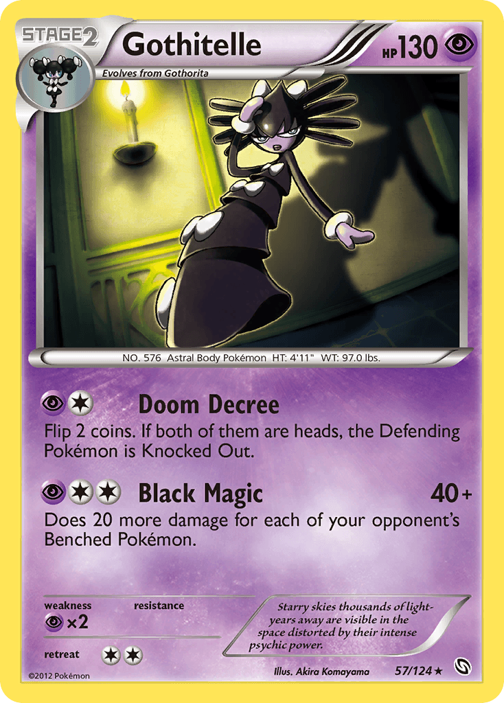 Gothitelle Dragons Exalted card