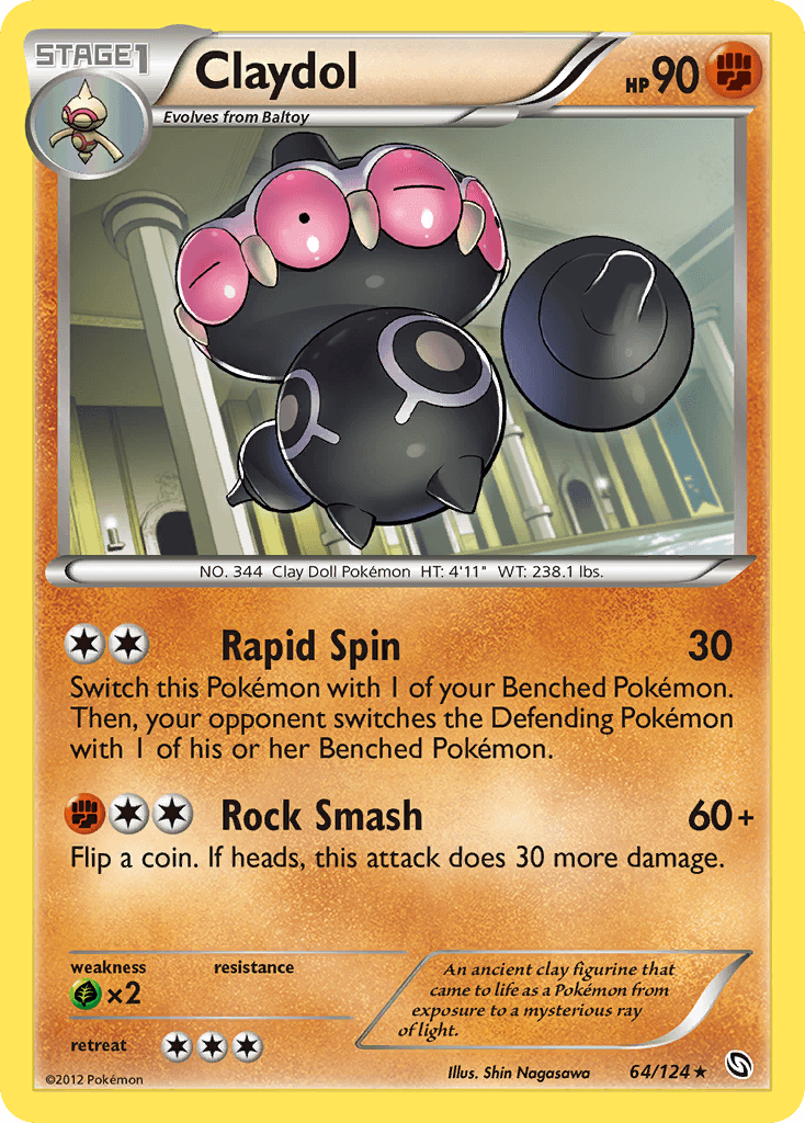 Claydol Dragons Exalted card