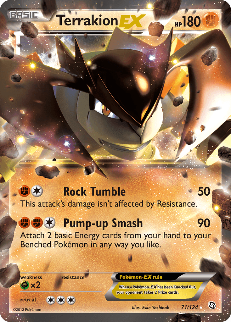 Terrakion-EX Dragons Exalted card
