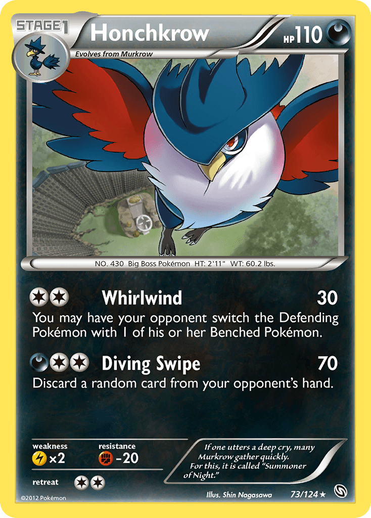 Honchkrow Dragons Exalted card