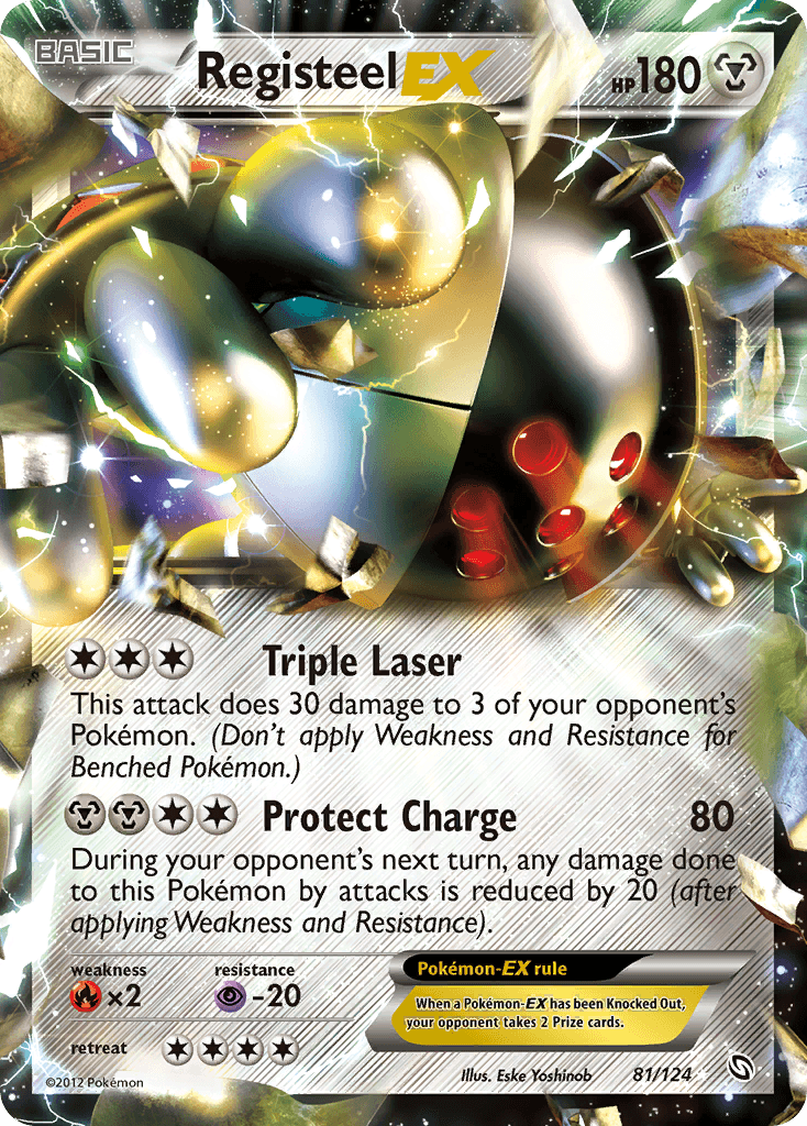 Registeel-EX Dragons Exalted card