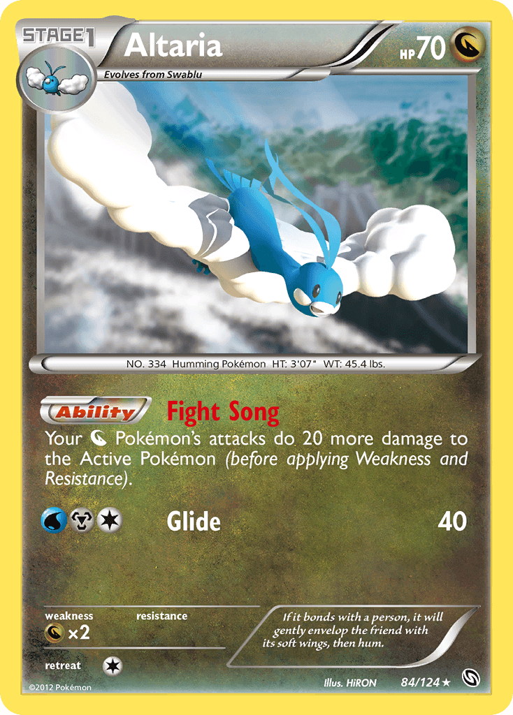 Altaria Dragons Exalted card