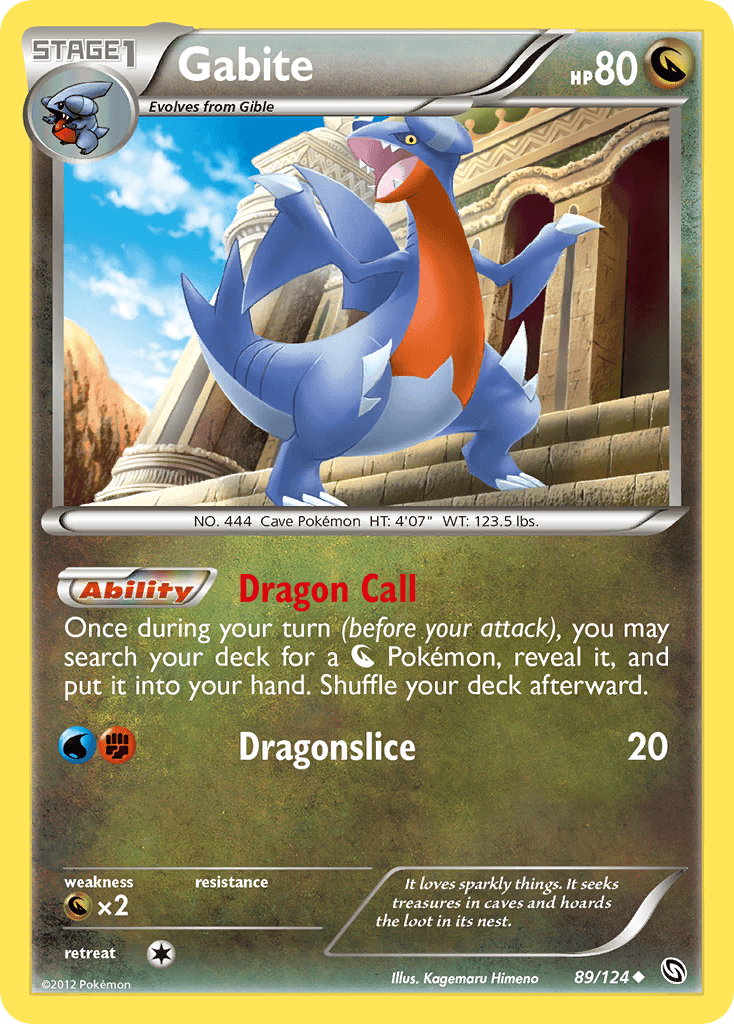 Gabite Dragons Exalted card