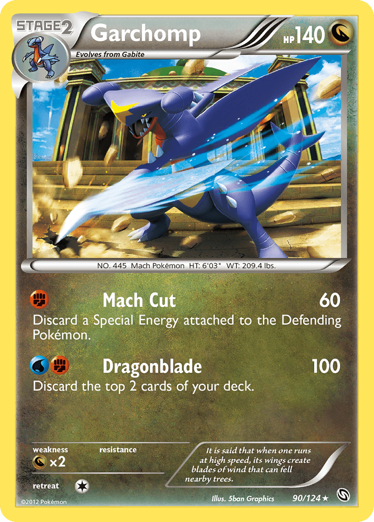Garchomp Dragons Exalted card