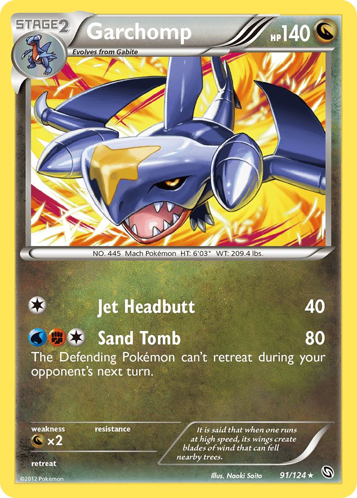 Garchomp Dragons Exalted card