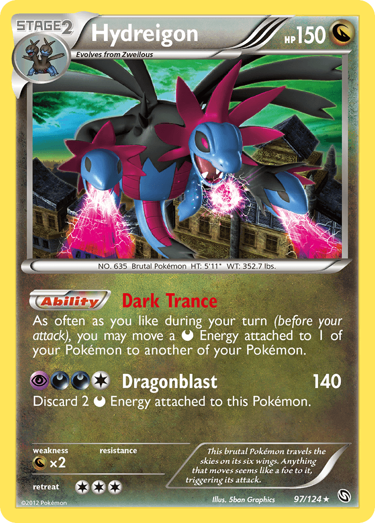 Hydreigon Dragons Exalted card