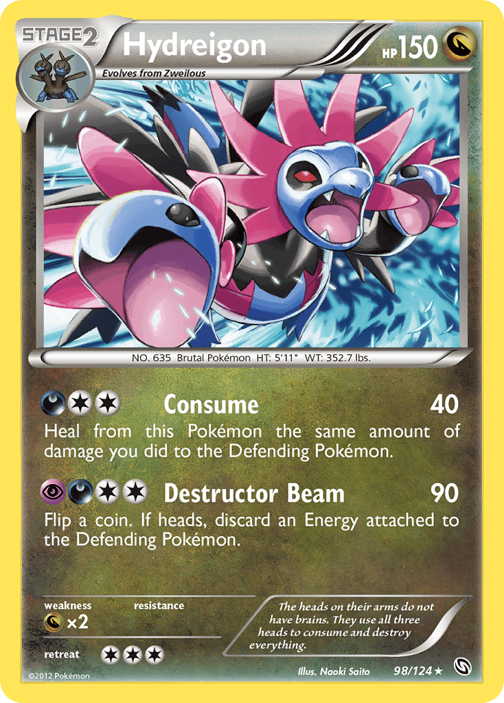 Hydreigon Dragons Exalted card