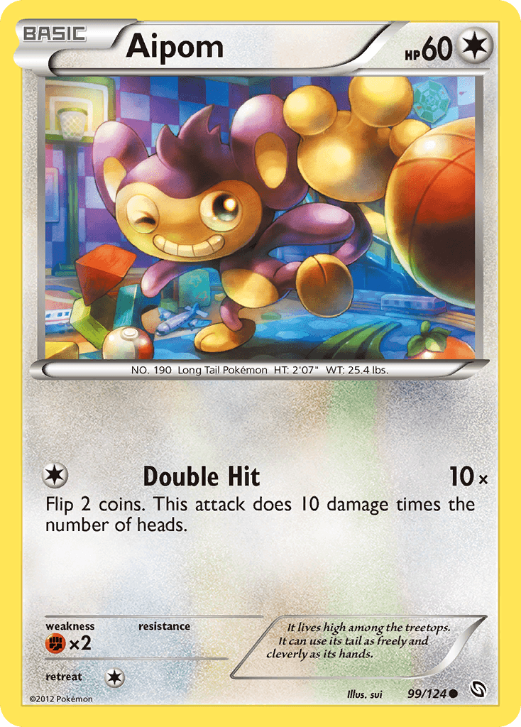 Aipom Dragons Exalted card