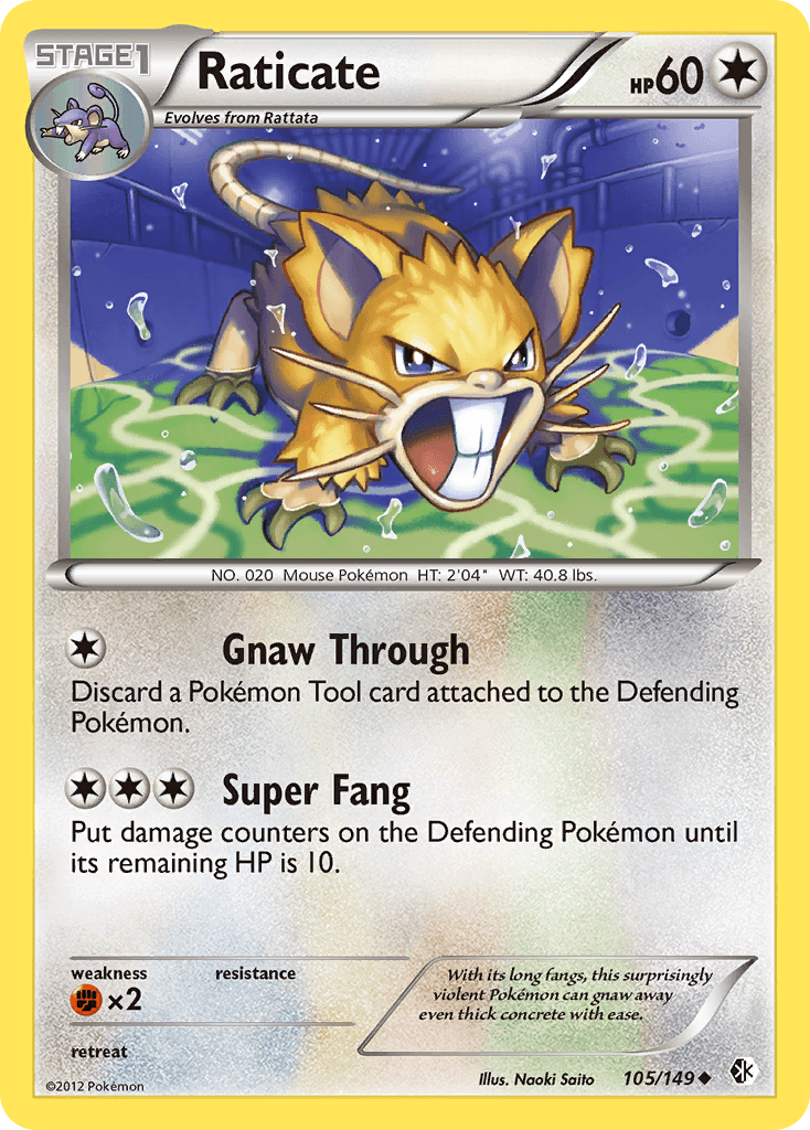 Raticate Boundaries Crossed card