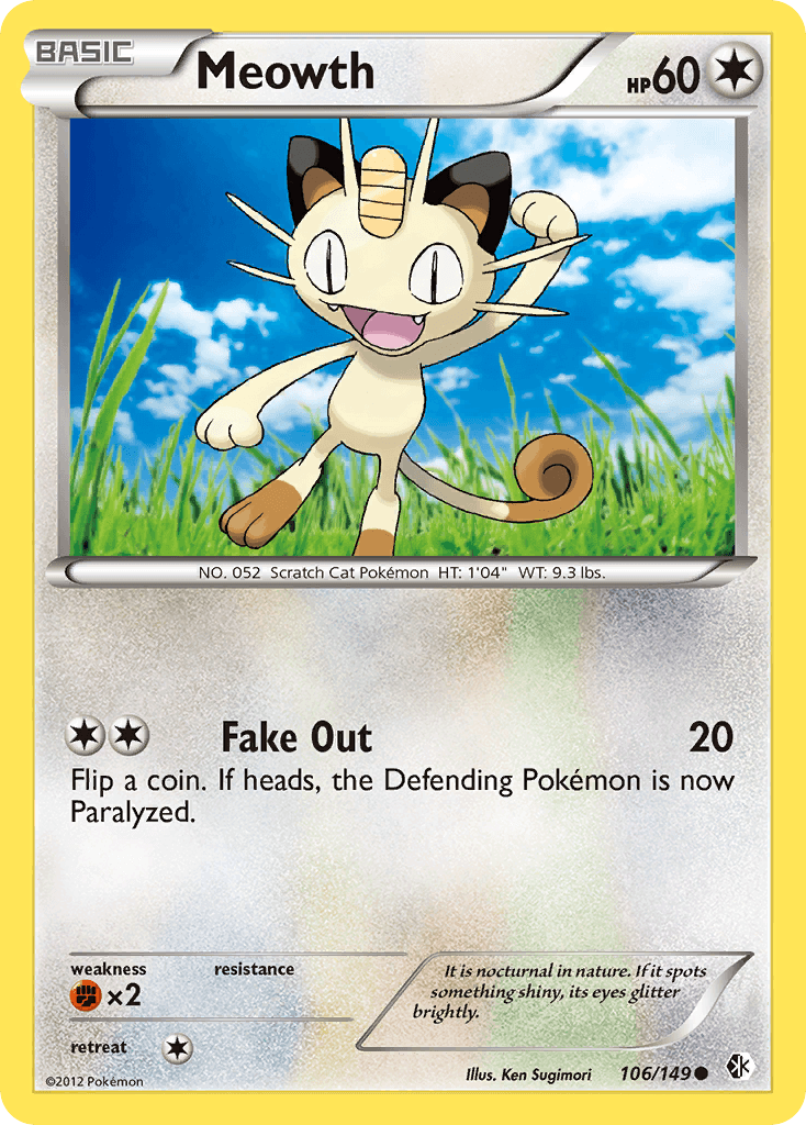 Meowth Boundaries Crossed card