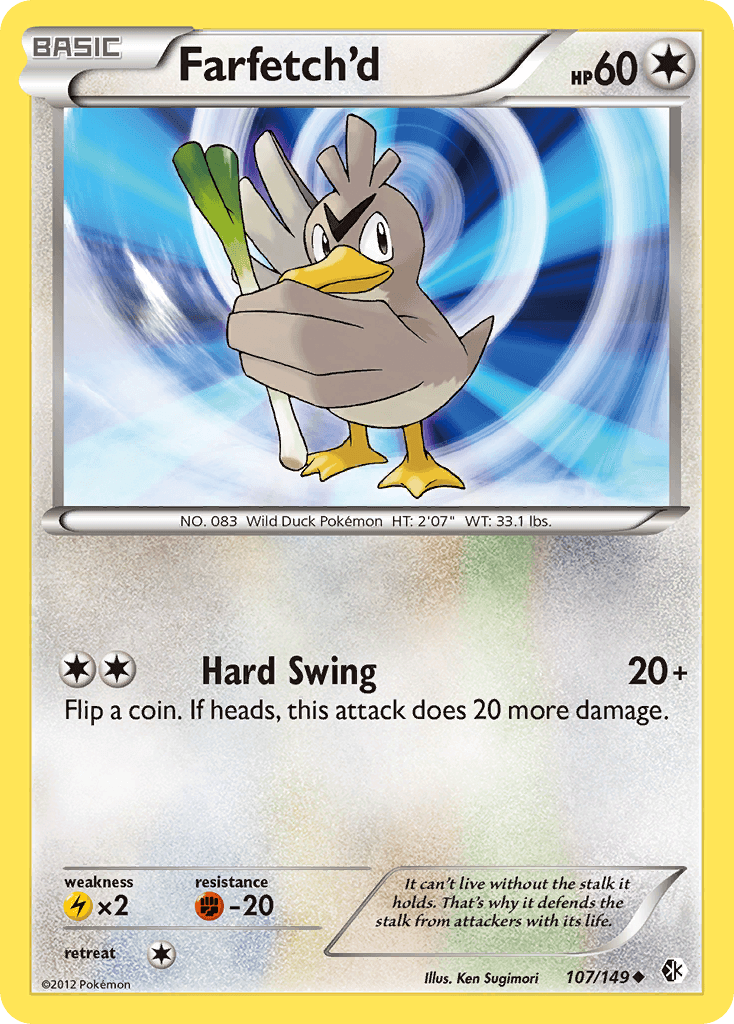 Farfetch'd Boundaries Crossed card