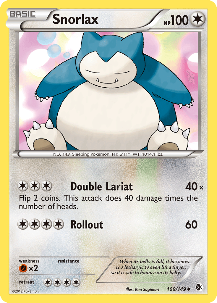 Snorlax Boundaries Crossed card