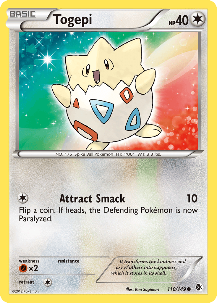 Togepi Boundaries Crossed card