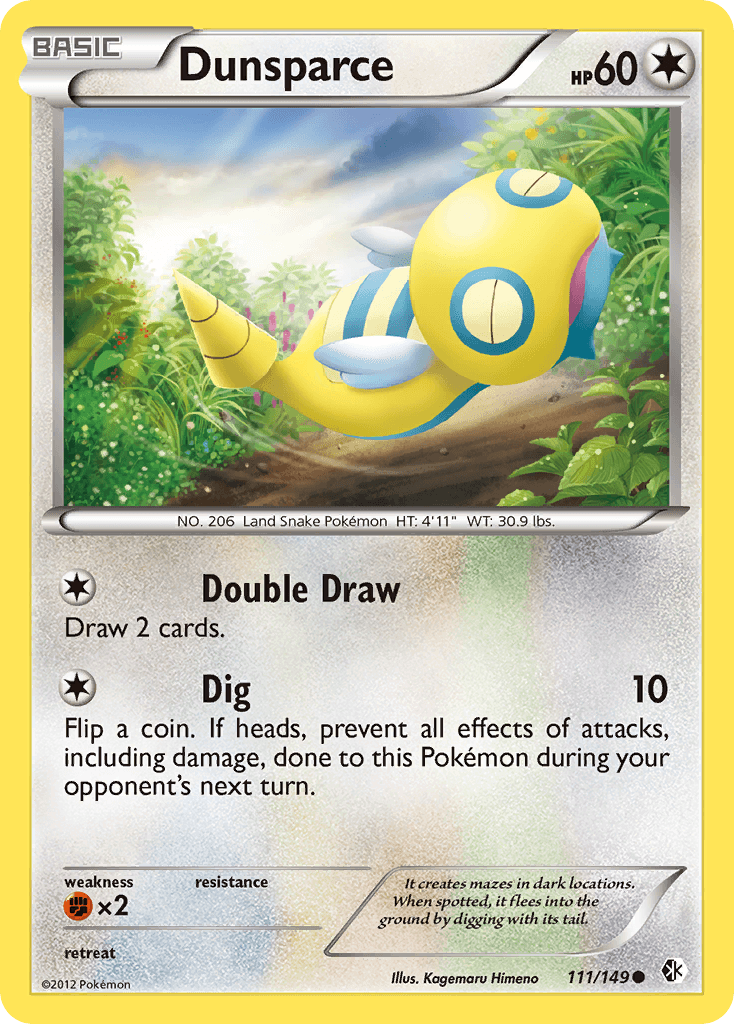 Dunsparce Boundaries Crossed card