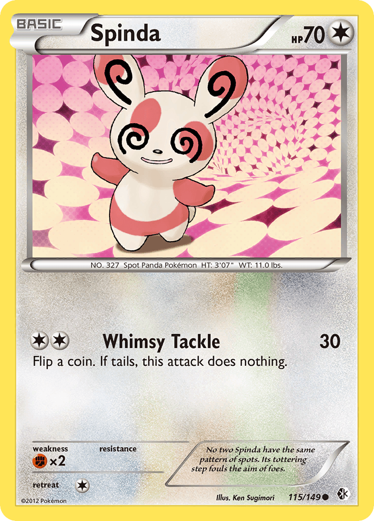 Spinda Boundaries Crossed card