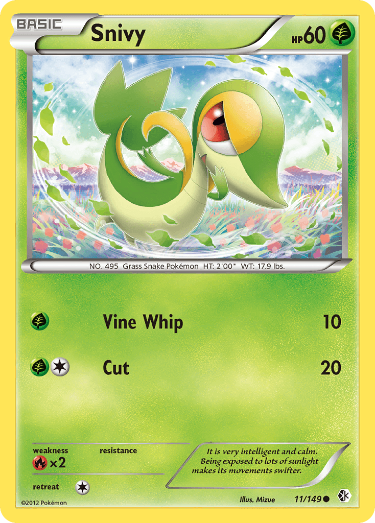 Snivy Boundaries Crossed card