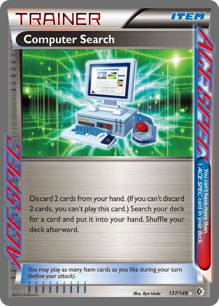 Computer Search Boundaries Crossed card