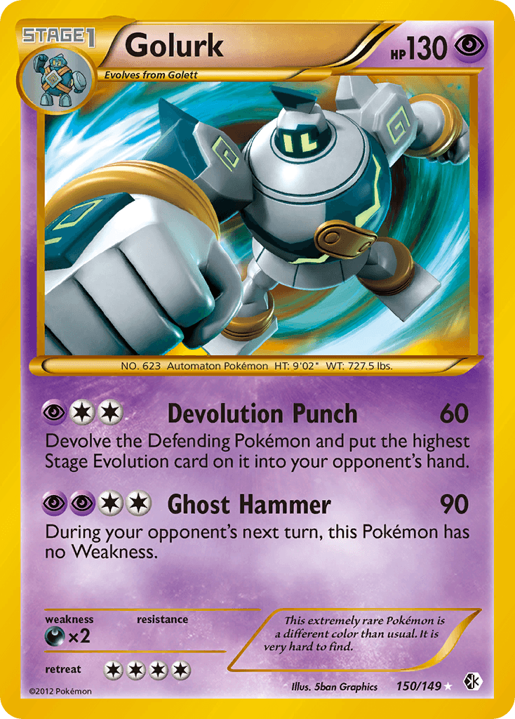 Golurk Boundaries Crossed card