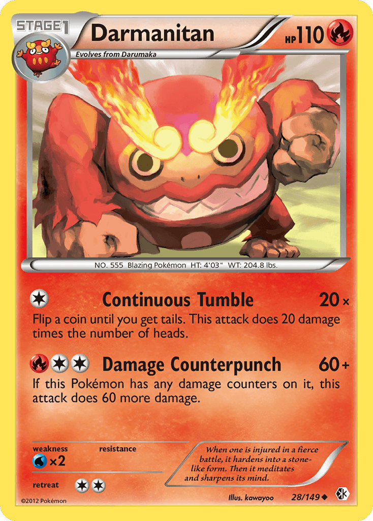 Darmanitan Boundaries Crossed card