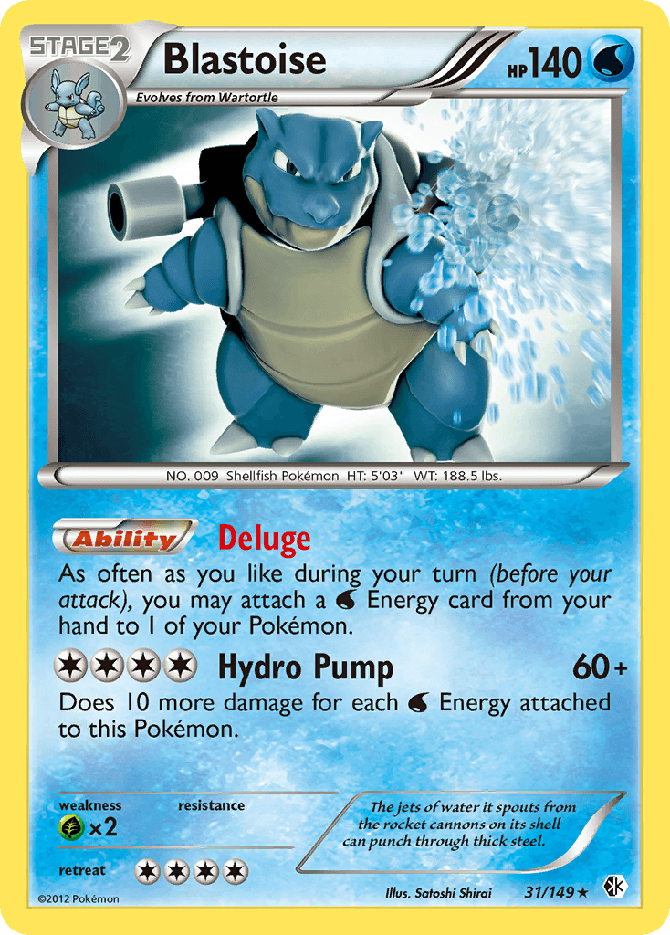 Blastoise Boundaries Crossed card