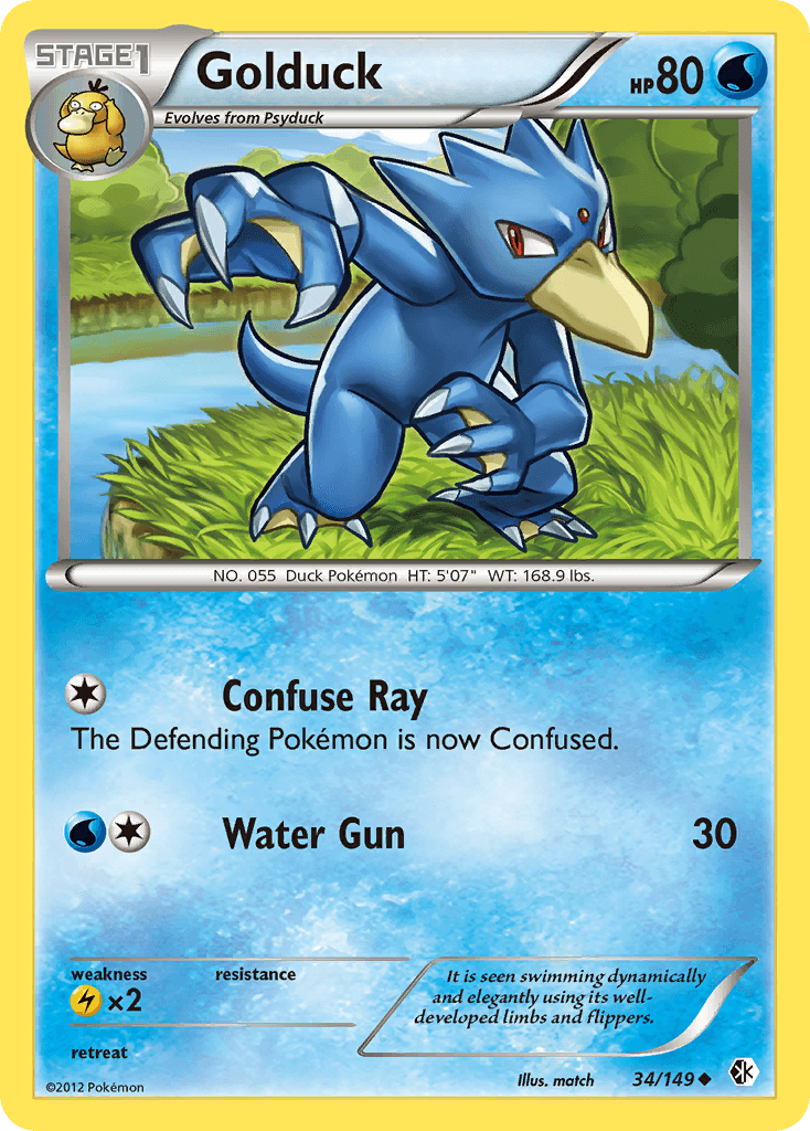 Golduck Boundaries Crossed card