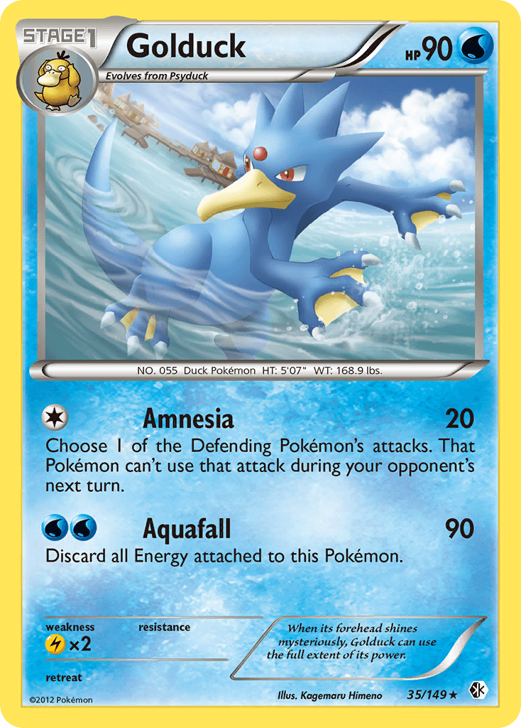 Golduck Boundaries Crossed card