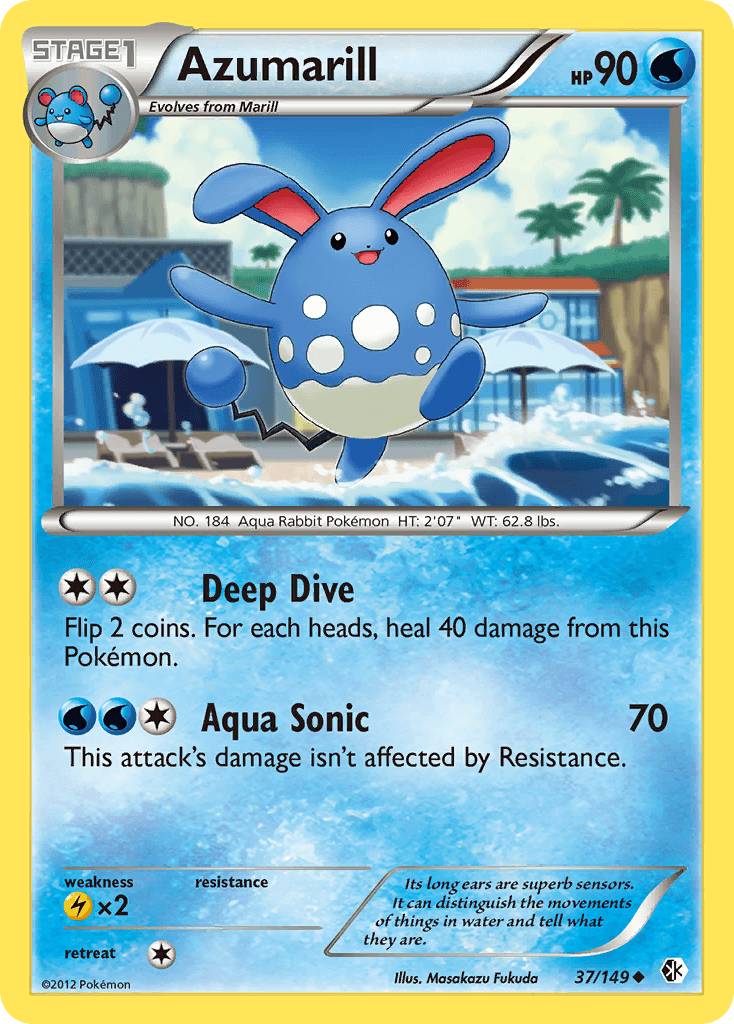 Azumarill Boundaries Crossed card