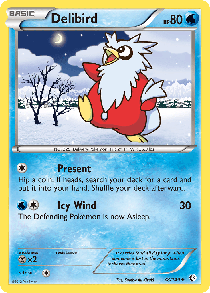 Delibird Boundaries Crossed card