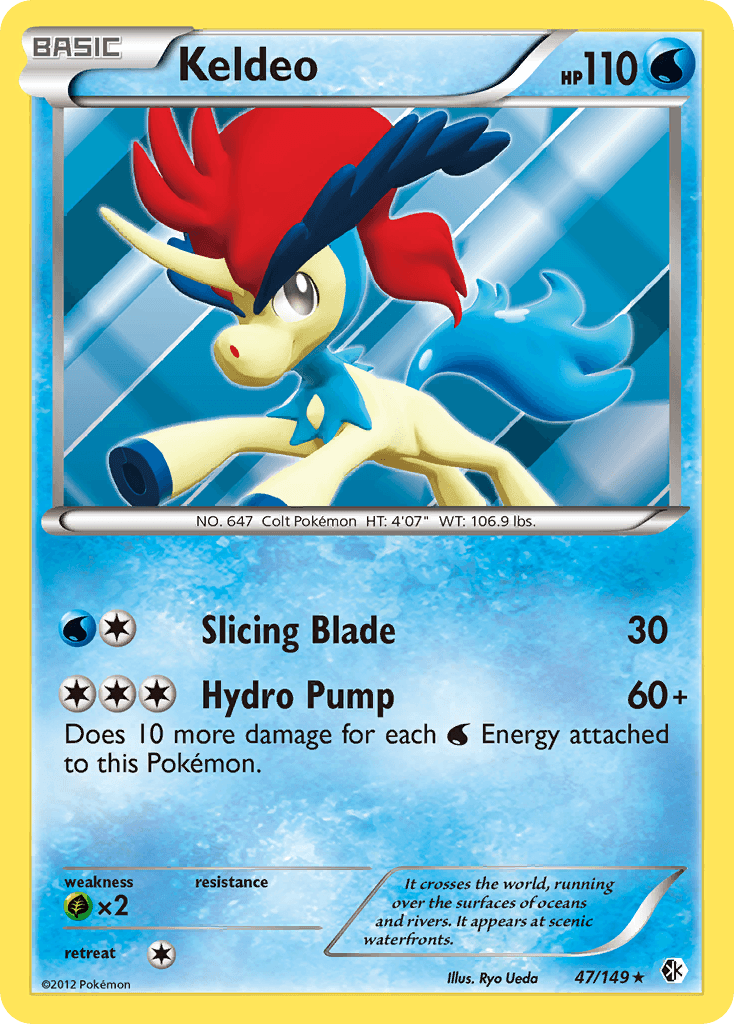 Keldeo Boundaries Crossed card