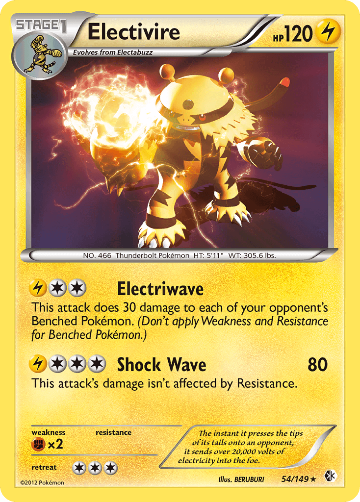Electivire Boundaries Crossed card
