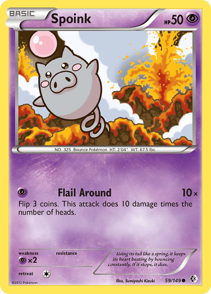 Spoink Boundaries Crossed card