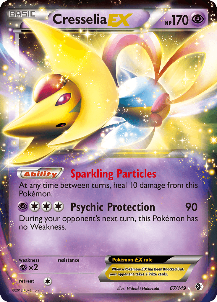 Cresselia-EX Boundaries Crossed card
