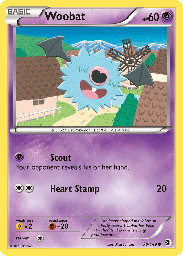Woobat Boundaries Crossed card