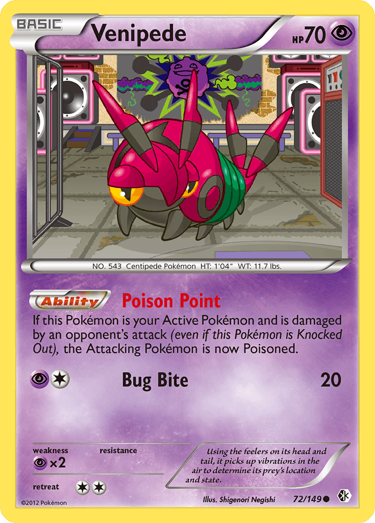 Venipede Boundaries Crossed card