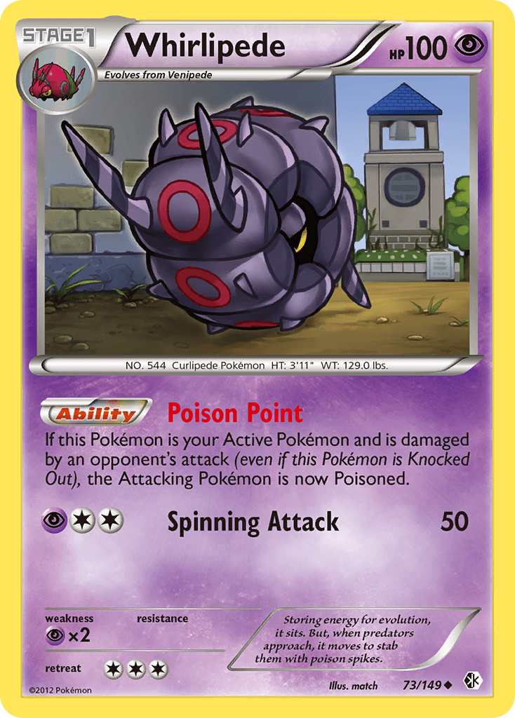 Whirlipede Boundaries Crossed card