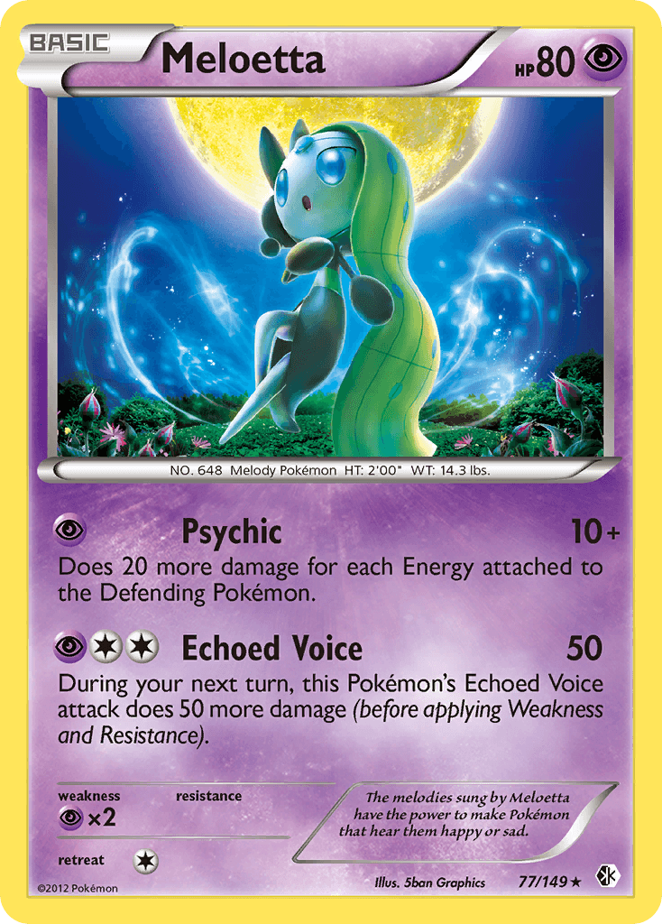 Meloetta Boundaries Crossed card