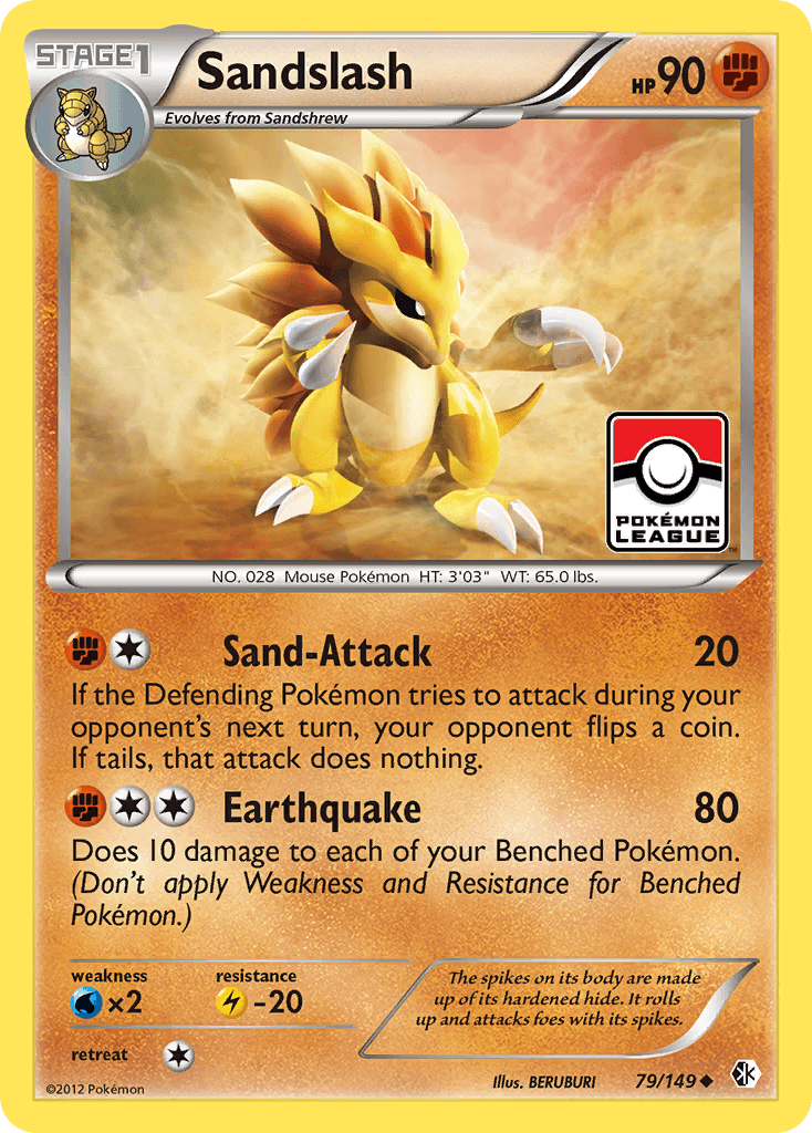 Sandslash Boundaries Crossed card