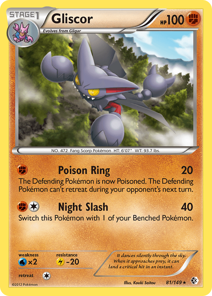 Gliscor Boundaries Crossed card