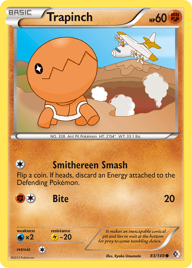 Trapinch Boundaries Crossed card