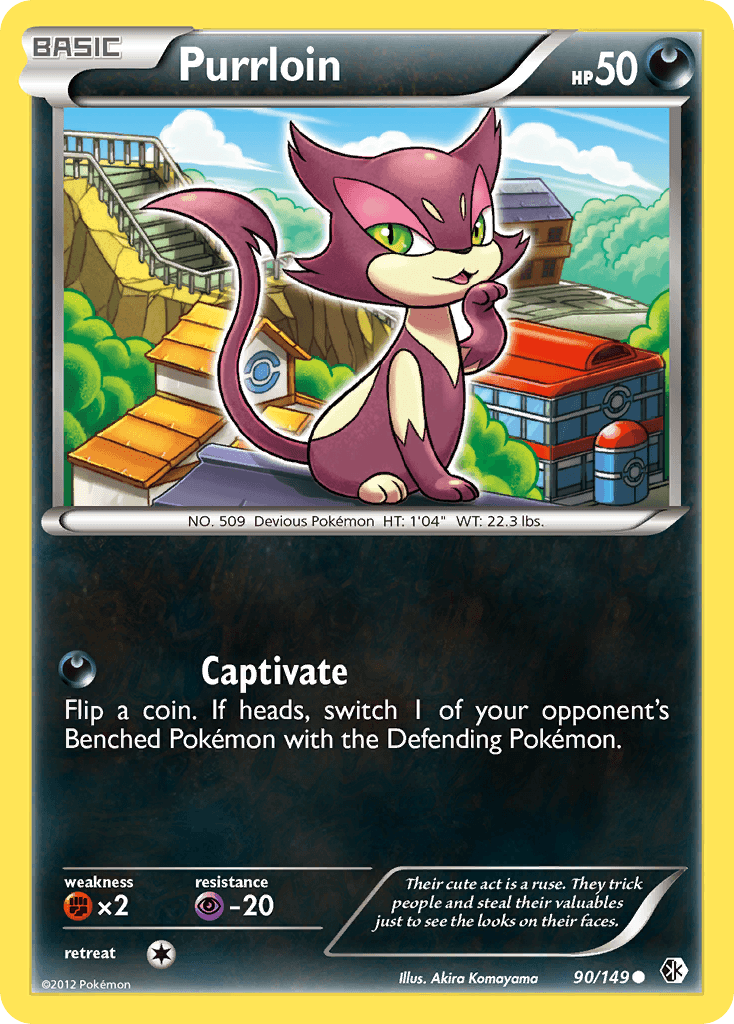 Purrloin Boundaries Crossed card