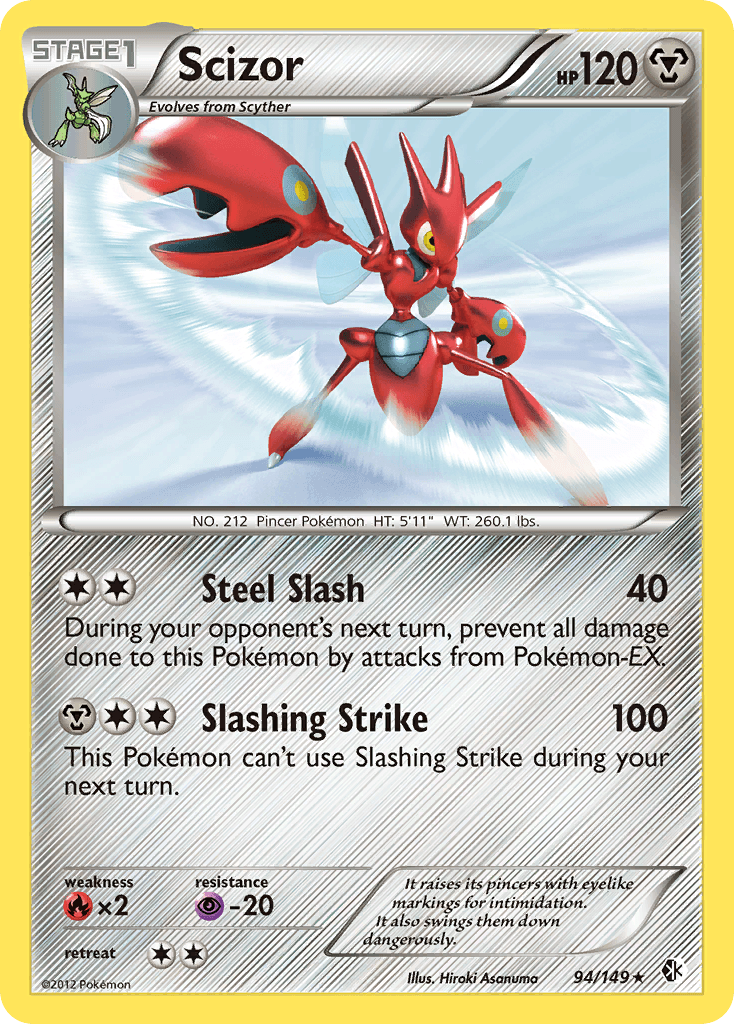 Scizor Boundaries Crossed card