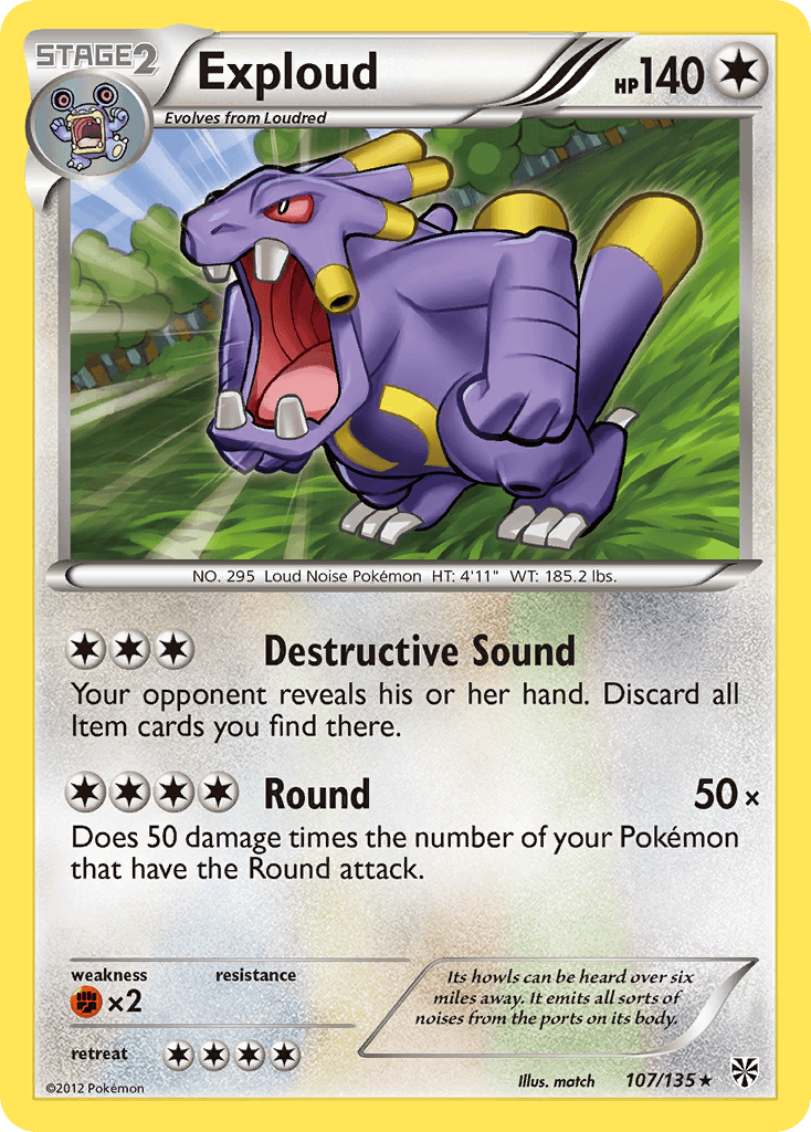 Exploud Plasma Storm card