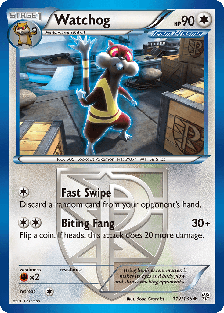Watchog Plasma Storm card
