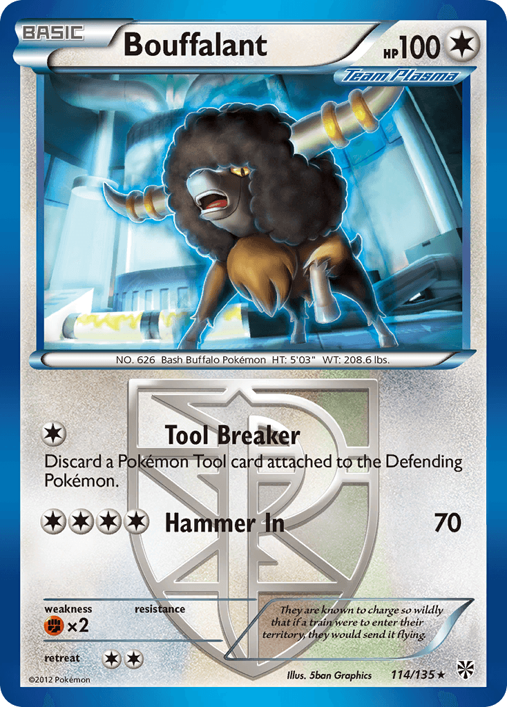 Bouffalant Plasma Storm card